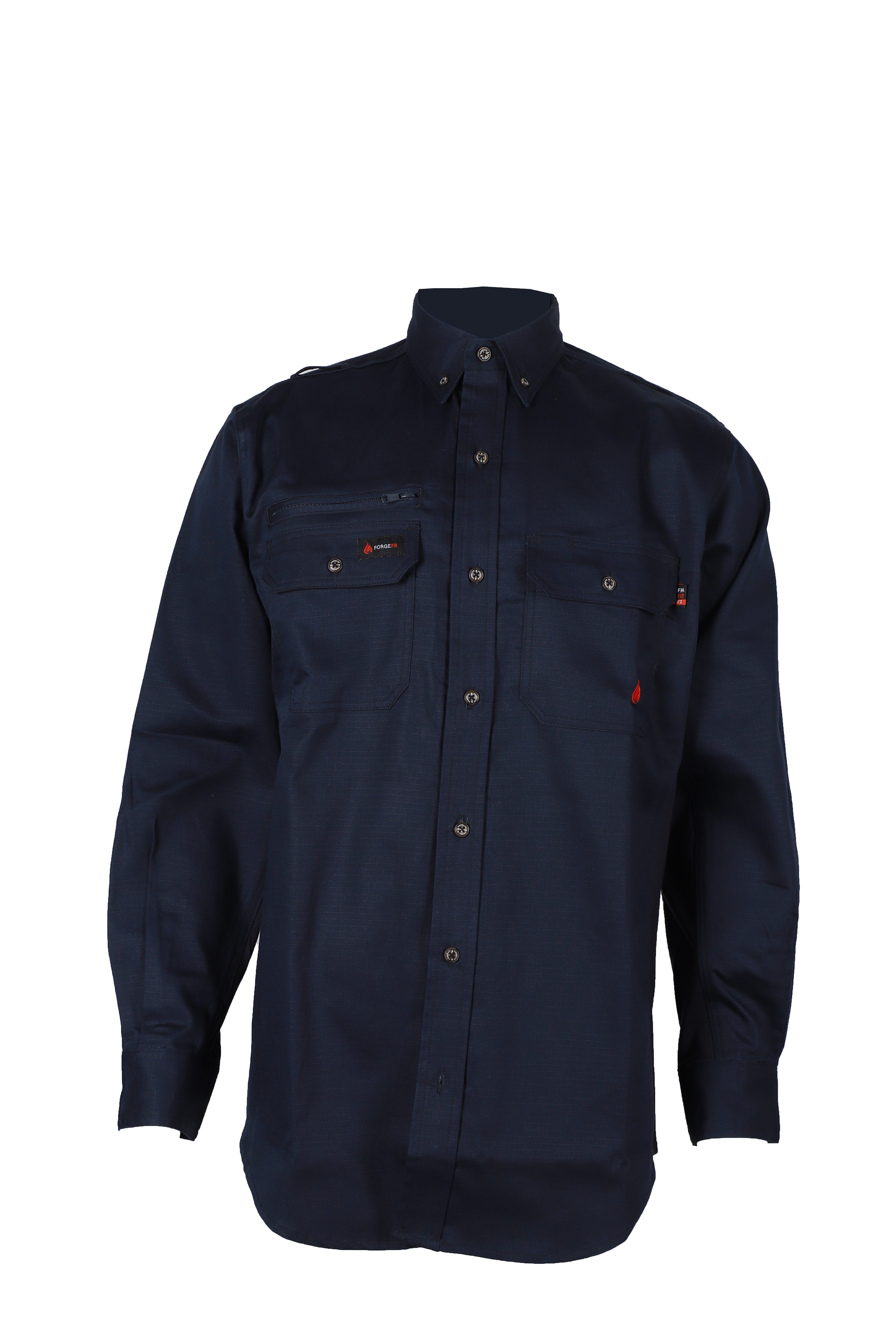 Picture of Forge FR MFRRIPVB-607 MEN'S FR RIPSTOP VENT BUTTON SHIRT